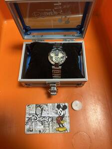 ディズニー 80周年記念 限定2000個 シリアル1699/2000 Disney ミッキー 腕時計 プレミア 天然ダイヤ