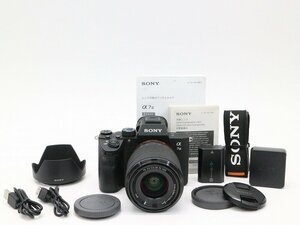 ●○【総シャッター数1900回以下】SONY α7 III ILCE-7M3 ズームレンズキット ミラーレス 一眼カメラ Eマウント ソニー○●027033042○●