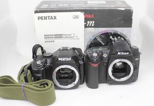 【デジタル一眼レフカメラ2台まとめ売り】Nikon D90・PENTAX K-m #0093-1134