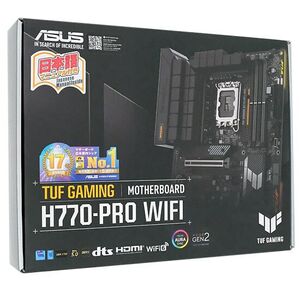 ASUS製 ATXマザーボード TUF GAMING H770-PRO WIFI LGA1700 [管理:1000025000]