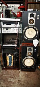 サンスイ　sansui アンプ　チューナー　スピーカー　棚