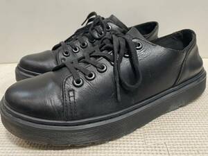 Dr MartensドクターマーチンレザースニーカーシューズUK6黒