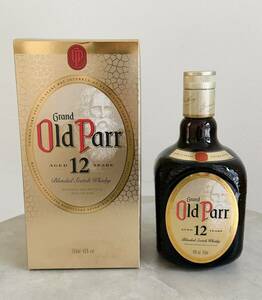 ◇【未開栓】Grand Old Parr 12年 グランド オールドパー ウイスキー 750ml 40% 箱付き 保管品 ◇