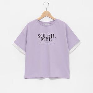 ポンポネット新品新作タグ付きパールシルケットTシャツ140