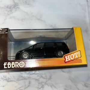 レア　1/43 エブロ EBBRO ホンダ オデッセイ アブソルート　ブラック　HONDA ODYSSEY Absolute ミニカー モデルカー　カラーサンプル