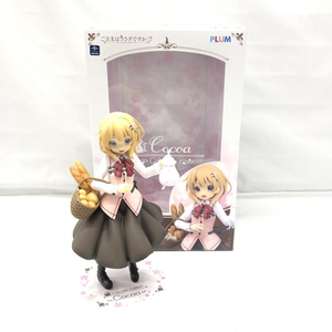 【中古】PLUM ココア (Cafe Style) 1/7 ご注文はうさぎですか- 開封品 美少女フィギュア