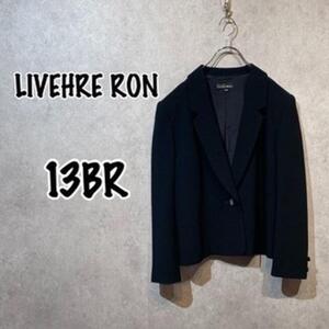 【LIVEHRE RON】テーラードジャケット（13R）ショート丈＊胸レース＊