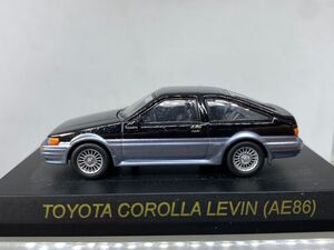 京商 KYOSHO 1/64 TOYOTA COROLLA LEVIN AE86 トヨタ カローラ レビン 黒 86