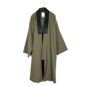 【30％OFF】VISVIM(ビズビム) YUKATA COAT (W/LI VNTG TWEED) 18AW (olive)