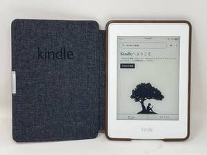 Kindle Paperwhite 第7世代 マンガモデル 32GB 希少なホワイト 純正本革カバー付属 広告なし WiFi キャンペーン情報なし