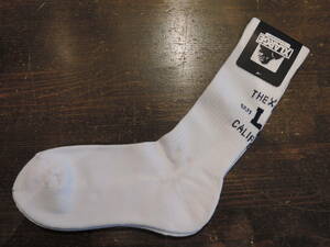 X-LARGE エクストララージ XLARGE COLLEGE LOGO SOCKS ソックス ホワイト 日本製 最新作 送料140円～　