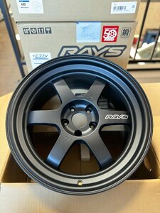 在庫有！新品未使用品 RAYS TE37V 2324モデル 18×9.5+15 5H114.3 マットブラック　4本セット