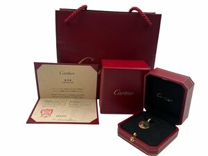 美品 Cartier カルティエ FE7578 18金 750 18k レディース ペンダント 十字架 ネックレス クロスモチーフ イエローゴールド アクセサリー