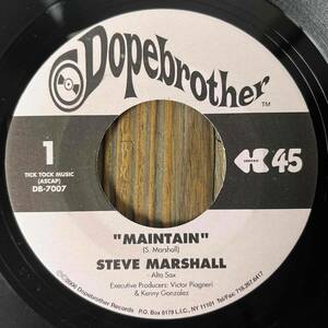 ★新品！70Sレア・ディスコ！更にBは爽快フリーソウル！【Steve Marshall - Maintain / Creative Happiness】7inch Dopebrother Records US