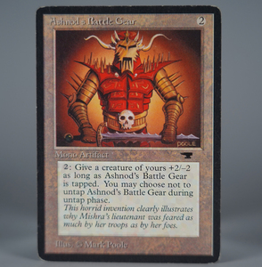 MTG カード アシュノッドの戦具 Ashnod