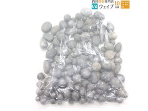 オモリ 15号 25号 釣用おもり 中通しオモリ 丸型オモリ 等 約計6㎏ 中古