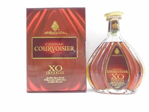 同梱不可 1円～ハーフ COURVOISIER XO IMPERIAL クルボアジェ XO インペリアル コニャックブランデー 箱入 350ml 40% B71271