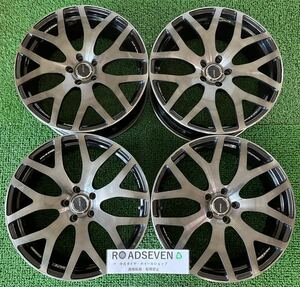 ★RAYS レイズ WALTZ FORGED S7 鍛造 軽量 20インチ 20×8.5J +38 114.3 5H ハブ:約73mm 4本Set 中古 プレスドブラッククリア ★送料無料