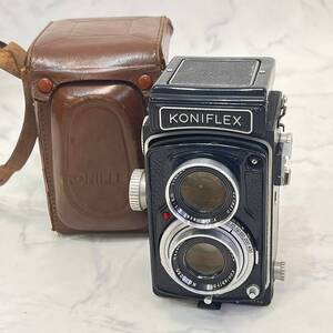 KONIFLEX 1:3.0 85mm 二眼レフ フィルムカメラ マニュアルフォーカス 動作未確認 ジャンク 現状品 