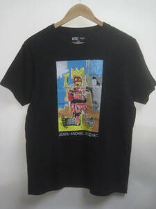 一点物!! UNIQLO ユニクロ JEAN-MICHEL BASQUIAT バスキア プリントＴシャツ サイズ S