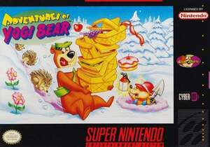 ★送料無料★北米版 スーパーファミコン SNES Adventures of Yogi Bear ヨギ ベアの冒険