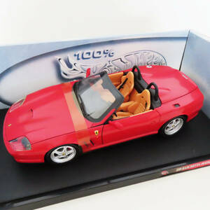 S05 未使用 開封品 Hot Wheels ホットウィール 1/18 Ferrari 550 Barchetta Pininfarina フェラーリ バルケッタ レッド