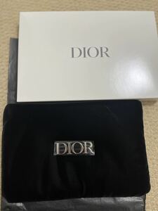 最新　 ディオール Dior 化粧ポーチ ポーチ　ブラック　黒　ノベルティ