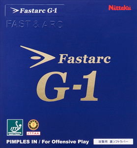 [卓球]Fastarc G-1(ファスターク) 　赤・特厚 Nittaku(ニッタク)