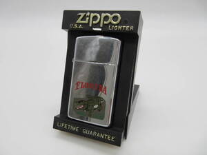 【★１円～★現状販売！】[UK16339]オイルライター Zippo スリムタイプ フロリダ FLORIDA クロコダイル