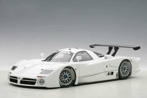 未開封新品/AUTOart世界限定500台モデル「1/18オートアートNISSAN R390 GT1 LE MANS 1998 GLOSS WHITE」CALSONIC K.HOSHINO/M.KAGEYAMA #32