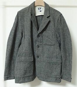 旧タグ Engineered Garments エンジニアードガーメンツ Baker Jacket ベイカー ジャケット S ヘリンボーン ウール