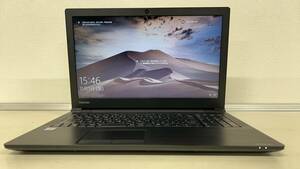 中古ノートパソコン★Windows10★Toshiba Core i3-8130U/@2.21GHz/4GB/HDD 320GB/15インチ以上★