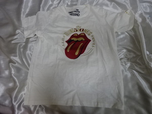 送料185円・R207■ ザ・ローリングストーンズ　50周年 刺繍風ワッペン Tシャツ　XLサイズ THE ROLLING STONES