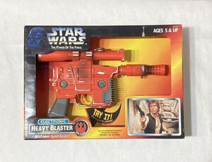 【未使用】STAR WARS Kenner ELECTRONIC HEAVY BLASTER 初期ケナー ハンソロ ヘビーブラスター 玩具