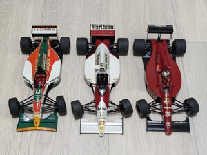 ジャンク品　部品取り　素人組立品　1/20　タミヤ　フェラーリF189後期型　マクラーレンMP4/5Bホンダ　ロータス107Bフォード