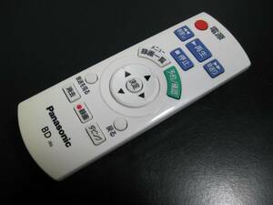 10☆Panasonic/パナソニック BD用リモコン N2QAYB000552☆若干の黄ばみ有り