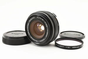 【良品】 オリンパス OLYMPUS OM-SYSTEM G.ZUIKO AUTO-W 28mm F3.5 単焦点 レンズ 動作確認済み #1643