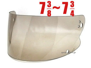 BOB HEATH VISORS SIMPSON M32,M62 SHIELD スモーク 7,3/8～7,3/4/ボブヒースバイザーシンプソンフルフェイスシールド保護スクリーンガード