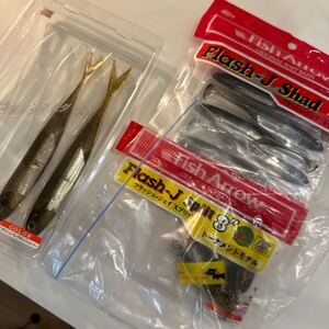 釣具　琵琶湖で効いた　ワーム　fishsrrow　他　セット販売　程度良　開封使用品　（フラッシュ　ジェイ他）