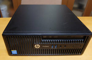 コンパクト省スペースディスクトップ HP ProDesk 400 Intel Celeron 2.8GHz /HDD500GB/メモリ4GB/DVD リカバリー領域有り