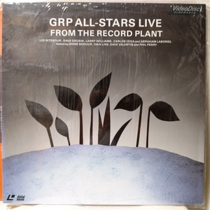 LD GRP ALL-STARS LIVE from THE RECORD PLANT★リーリトナー/デイブグルーシン/ラリーウィリアムス etc★レーザーディスク[8034RP