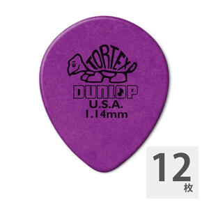 JIM DUNLOP 413R TORTEX TEAR DROP/1.14×12枚