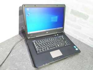 【中古動作品】管D86 NEC VersaPro VK26MX-B CPU core i5-M560 HDD320GB、メモリー4GB、バッテリー有り、クリーンインストール済み