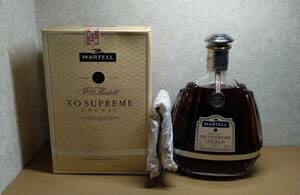 g1 液漏れ痕跡無し【古酒】【未開栓】MARTELL XO SUPREME 1L マーテル ボトル2035g（検索）バーボン ウイスキー コニャック ブランデー