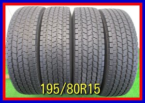 ■中古タイヤ■　195/80R15 107/105L LT YOKOHAMA ice GUARD IG91 ハイエース等 冬タイヤ スタッドレス 激安 送料無料 B894