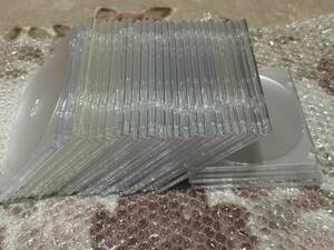 ★CD/DVD空クリアケース30枚 5㎜　プラケース　プラスチックケース　1枚収納★