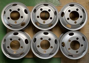 送料無料 三菱 ふそう キャンター ローザ 2トン 3トン TOPY XAB 16×5.5K 115-9 TC 5穴 スチールホイール 再塗装 美品 1本値段 在庫多数