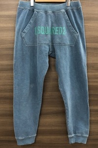 ディースクエアード DSQUARED2 メンズ スウェットパンツ ウォッシュ加工 水色系 S74KB0098