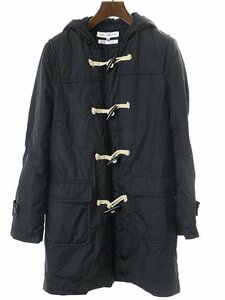 COMME des GARCONS SHIRT コムデギャルソンシャツ ナイロンパテッドダッフルコート ブラック S ITHWZ5TTW0CO