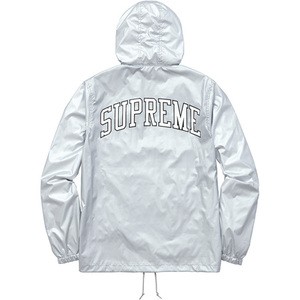 希少★新品本物【SILVER★Lサイズ】★Champion Harf Zip Windbreaker チャンピオン ハーフジップ レアカラー 正規店購入 Supreme 2016S/S